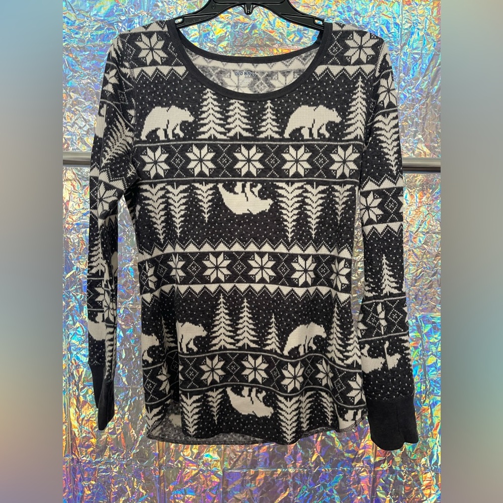 Graphic Long Sleeve Pj Shirt